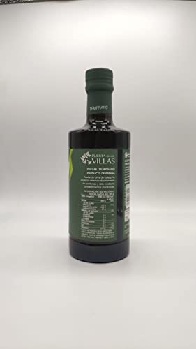 Aceite De Oliva Virgen Extra Puerta De Las Villas Picual Temprano