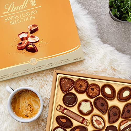 Lindt Bombones De Chocolate Swiss Luxury Selection Acabados A Mano Artesanalmente 445g Somos 7369